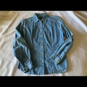 Lands End denim shirt